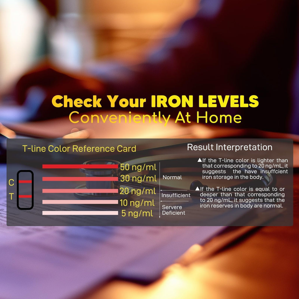 Iron Deficiency Home Test Kit 2 Tests G362182