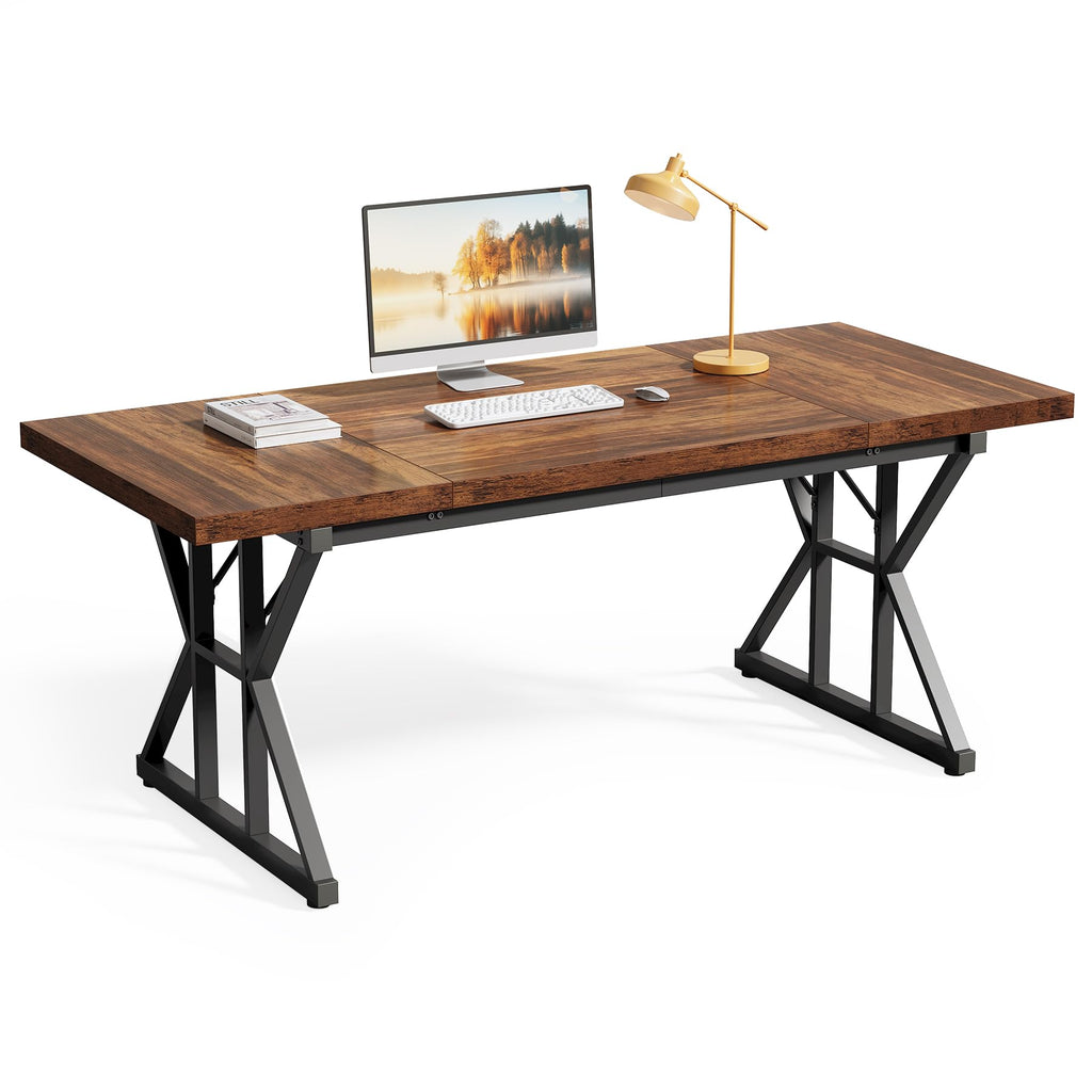 70.8-Inch Wooden Office Desk X29112