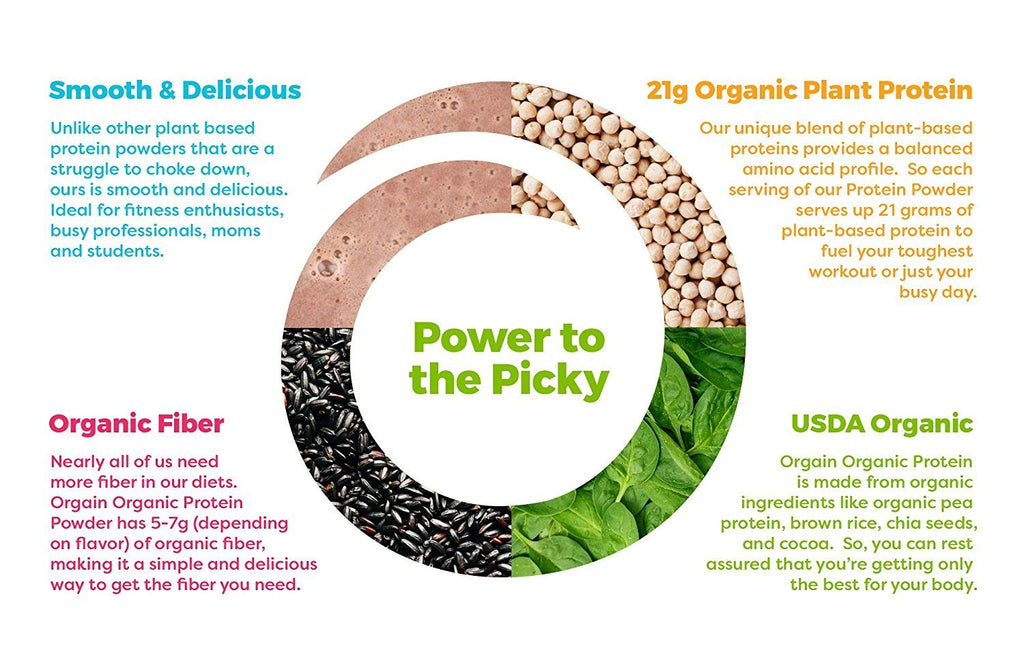Organic Plant Based Vanilla Bean Protein Powder U684681
