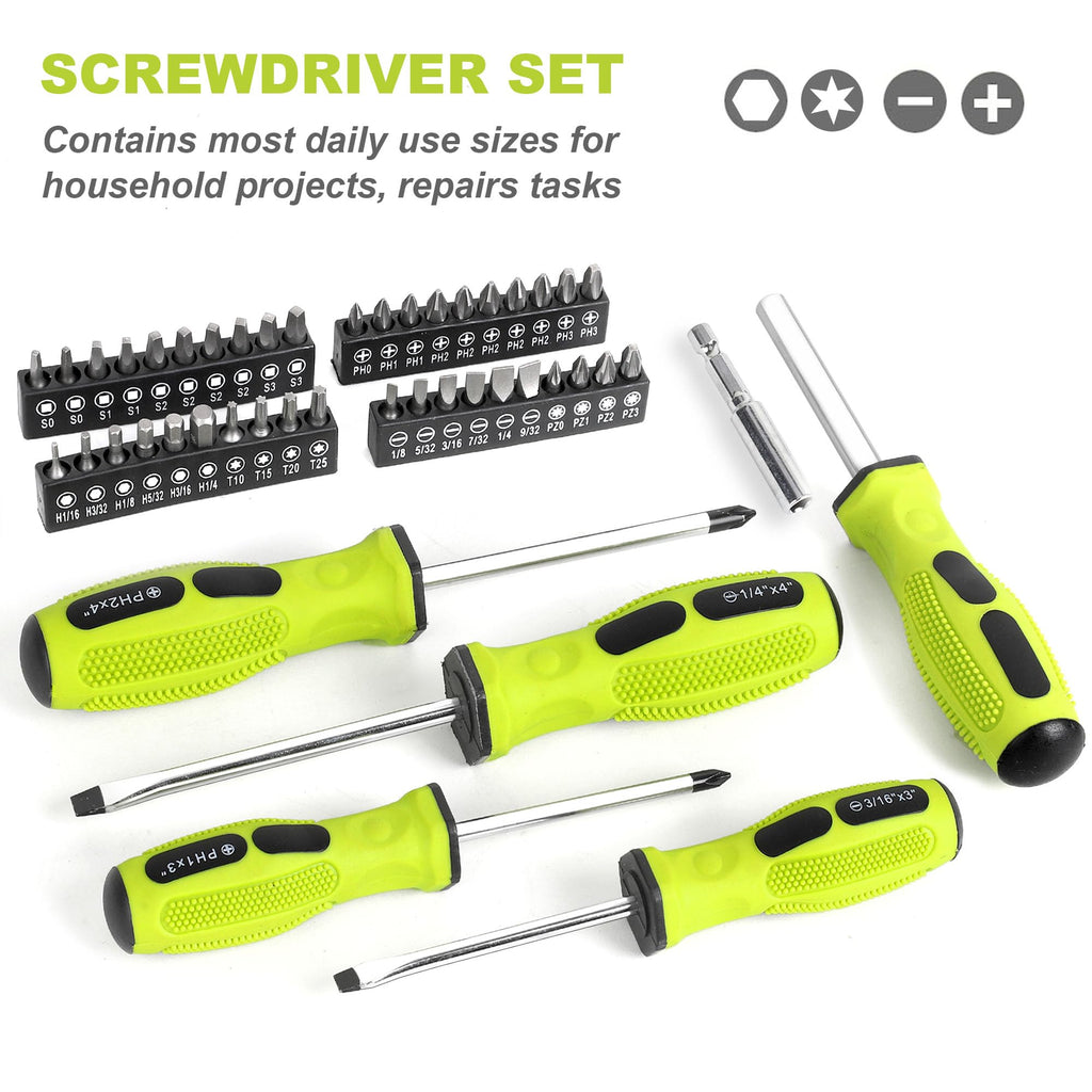 225-Piece Home Repairing Tool Kit with Tool Box K536