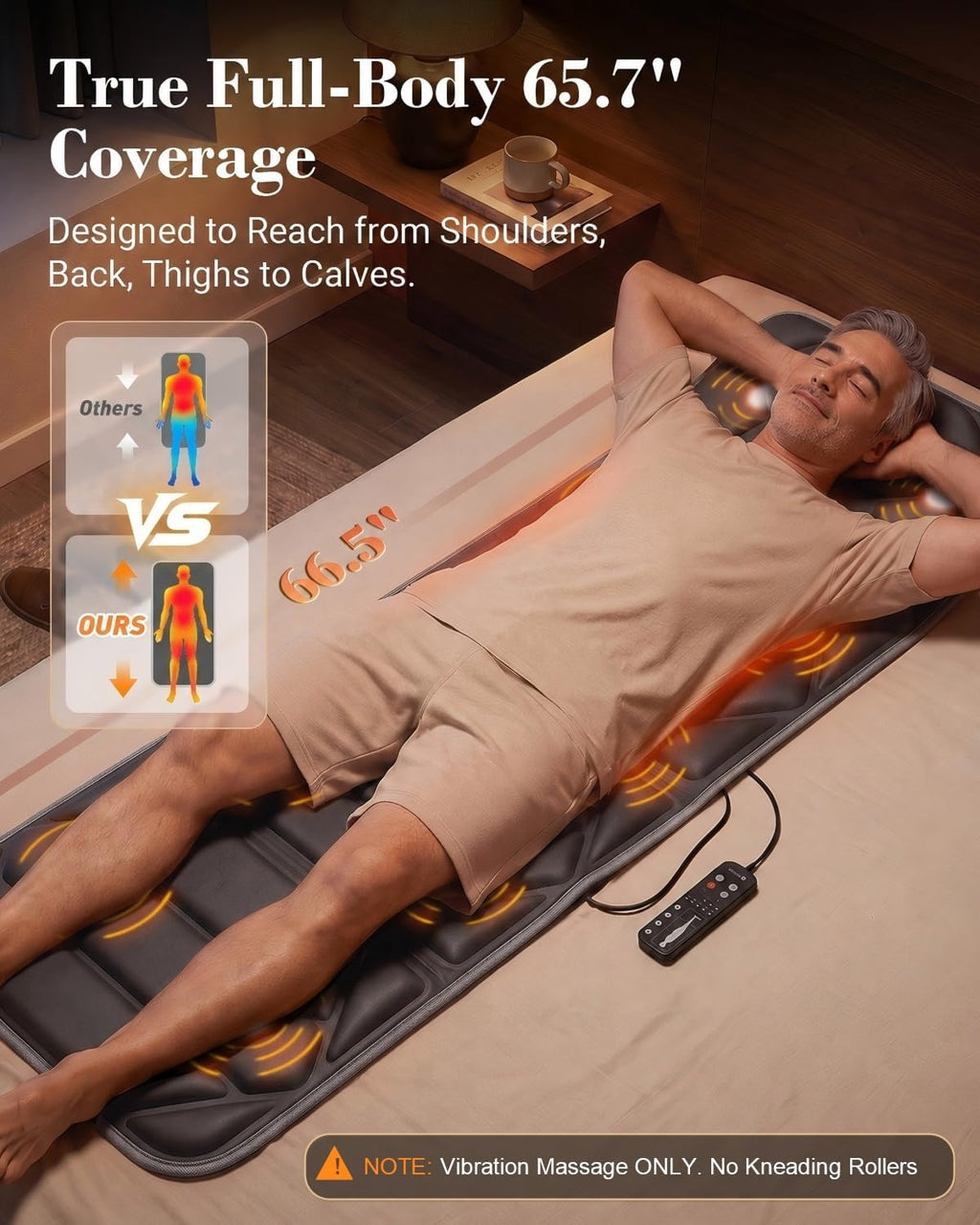 Full Body Massage Mat with Heat A51912