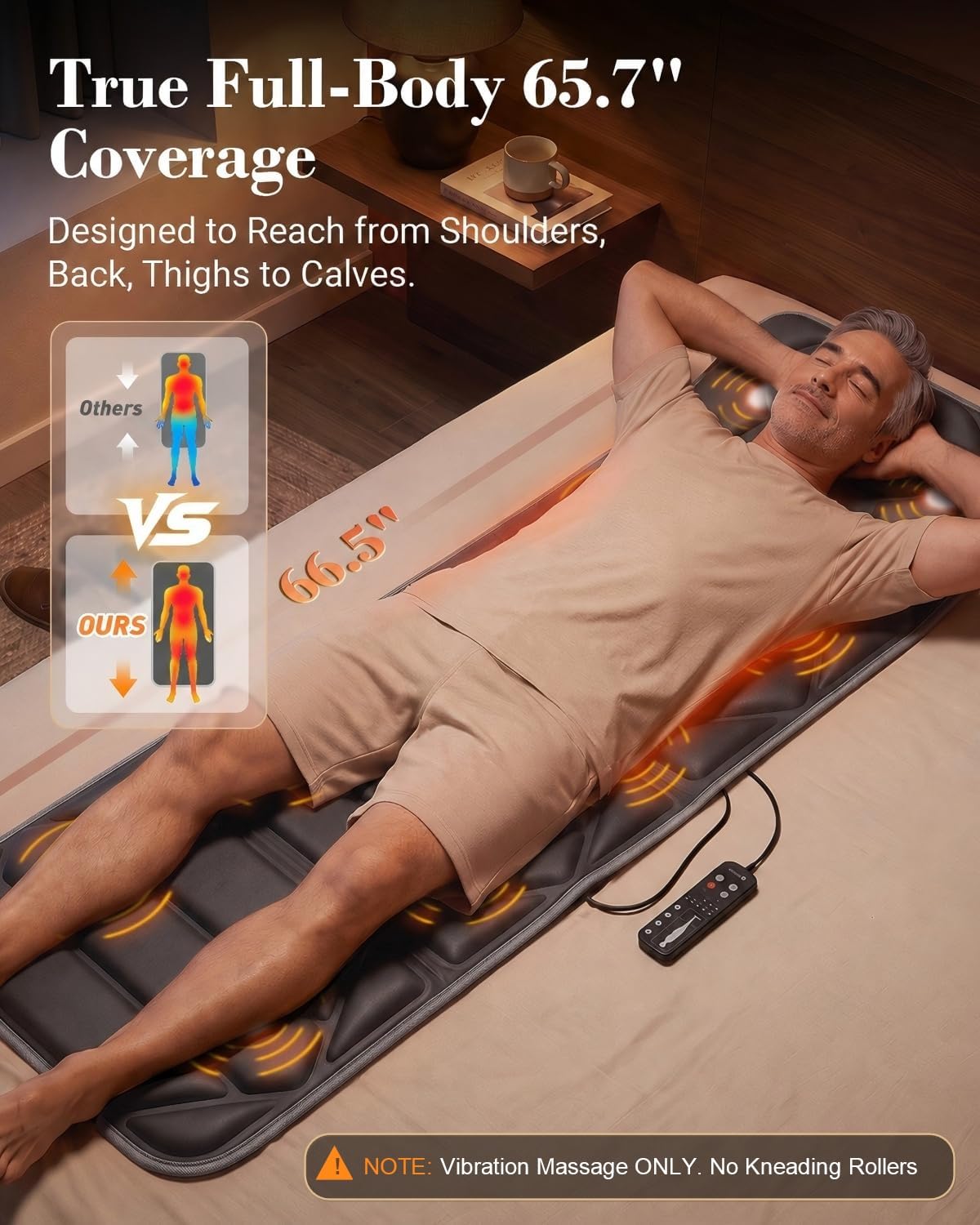 Full Body Massage Mat with Heat A51912