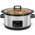 7 Quart Programmable Digital Slow Cooker with Ceramic Crock D489