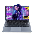 16GB RAM 256GB SSD Core i5 16" IPS FHD Laptop Computer M105747
