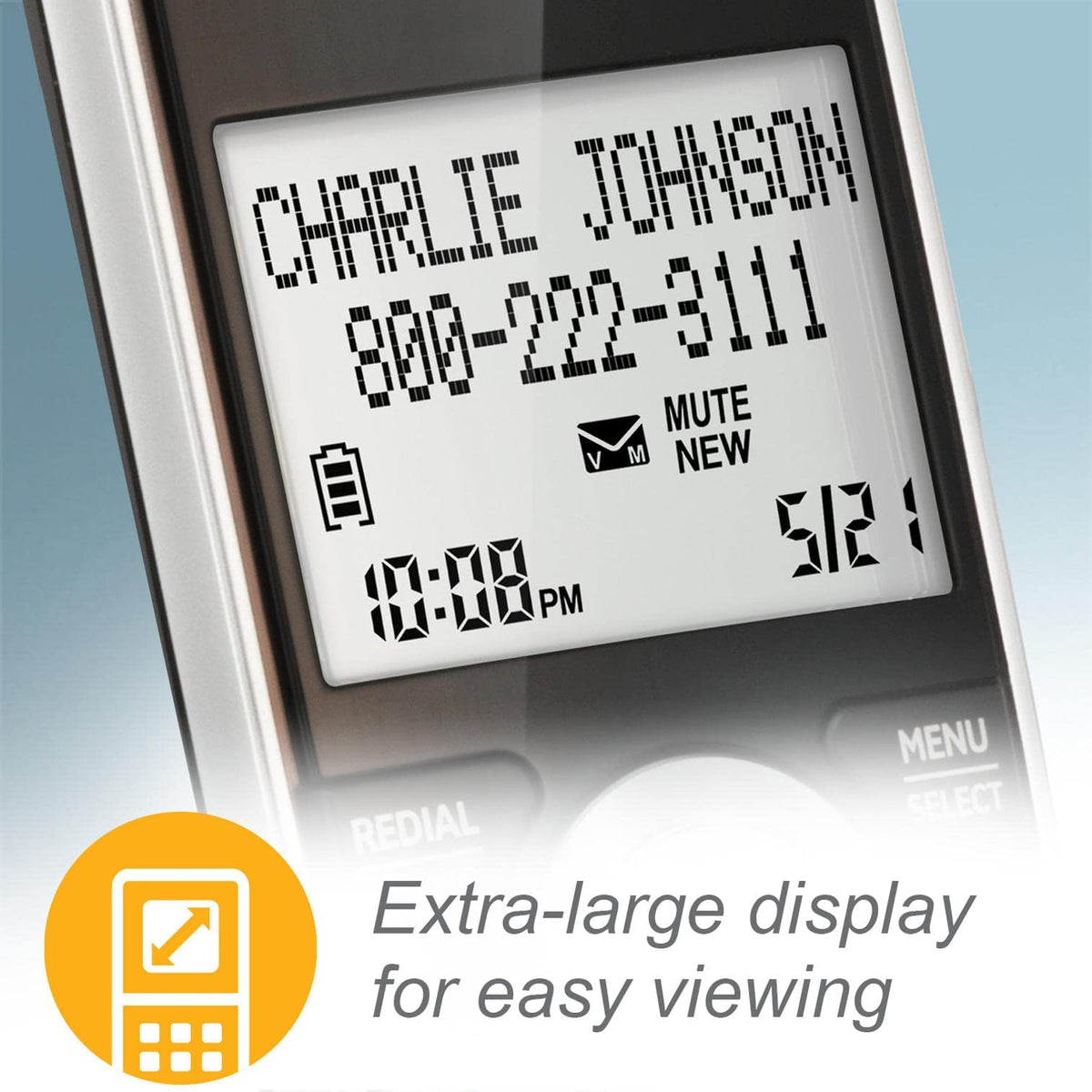 2-Handset Corded/Cordless Phone with Answering Machine S47685