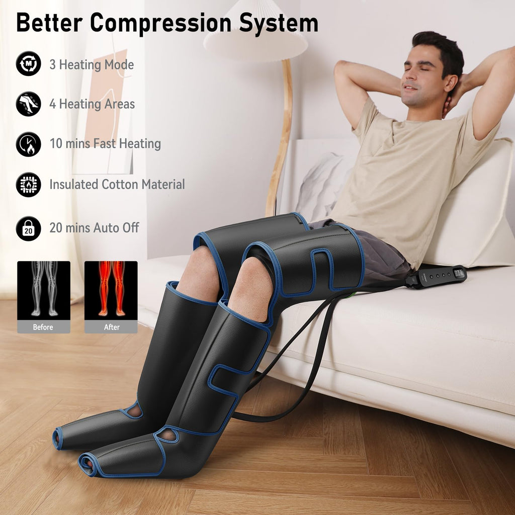 Leg Massager with Heat and Compression V950946