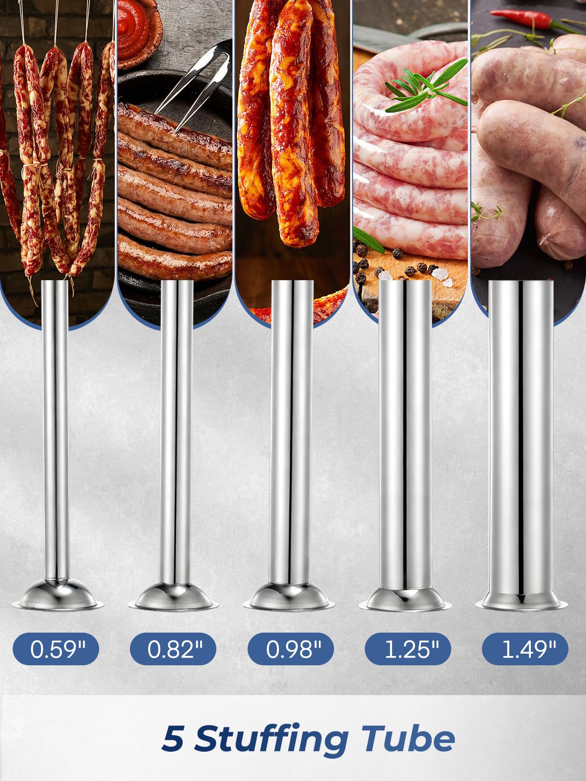 33LBS Stainless Steel Sausage Stuffer J96277