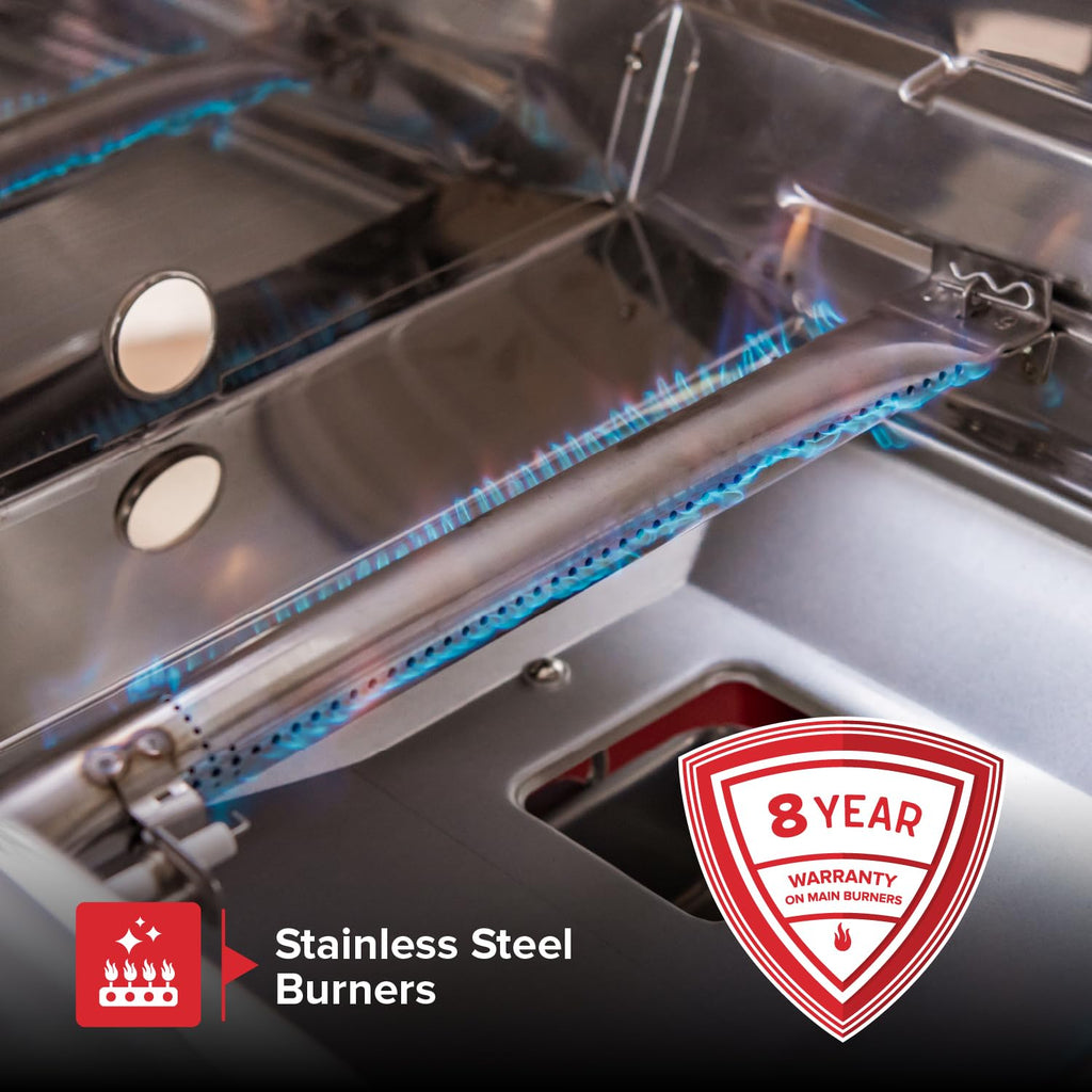 2 Burner Gas Grill with Foldable Shelves L729829