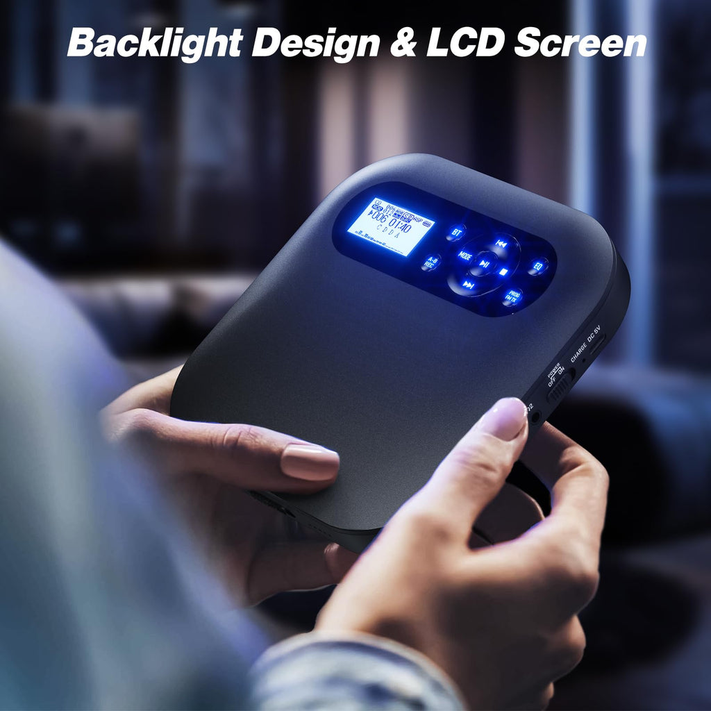 Portable CD Player with Bluetooth R969