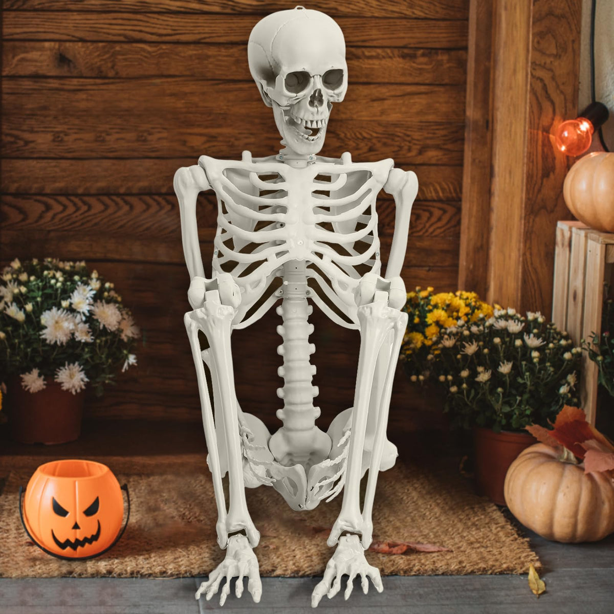 Life Size Poseable Skeleton Prop T1147