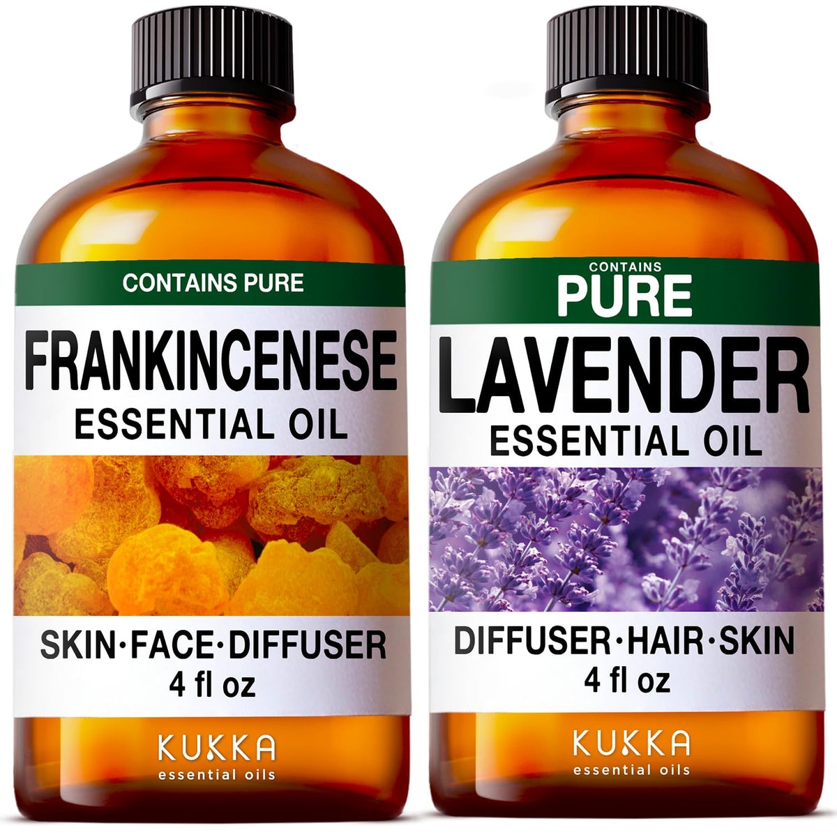 Lavender Frankincense Essential Oil Set 2x4 fl oz A709