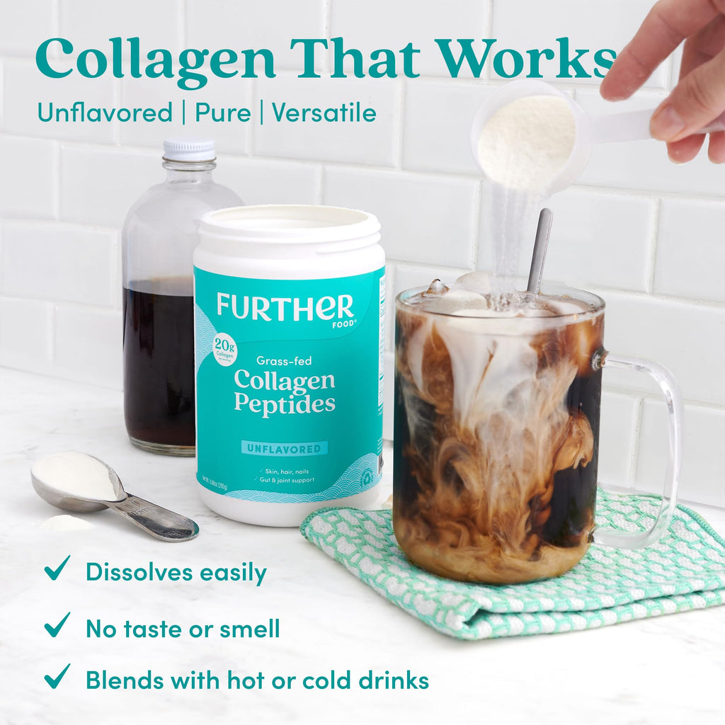 Unflavored Grass-Fed Collagen Peptides Powder 21.16 Oz E47445