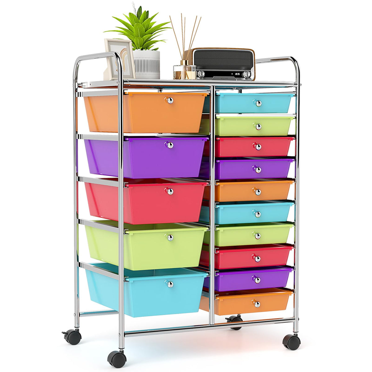 15 Drawer Rolling Storage Cart M671849