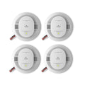 Hardwired Smoke & Carbon Monoxide Detector, 4 Pack Z2178