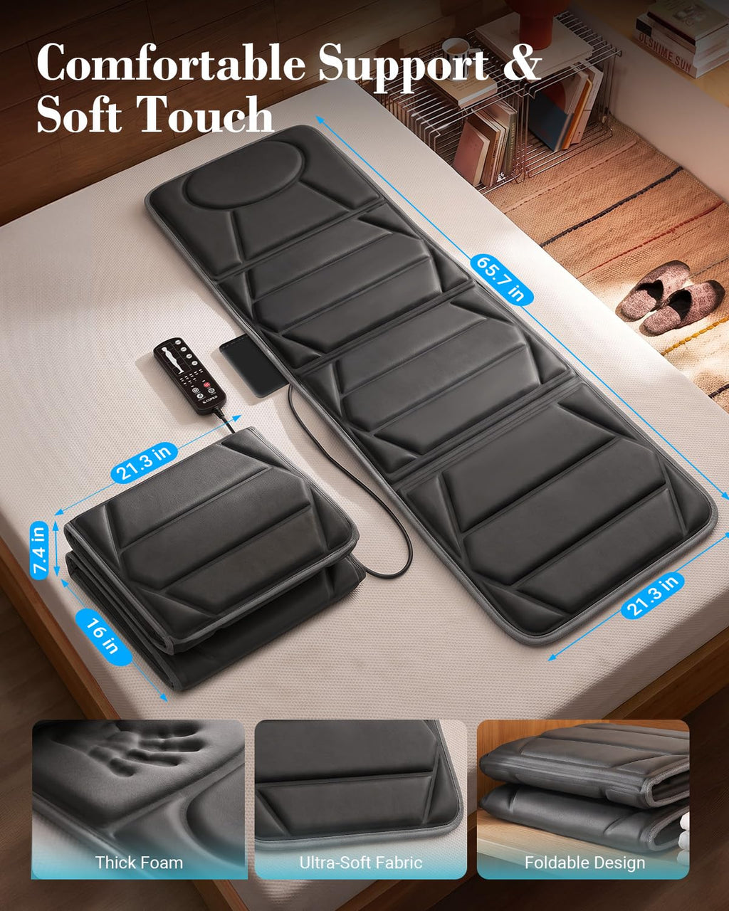 Full Body Massage Mat with Heat A51912