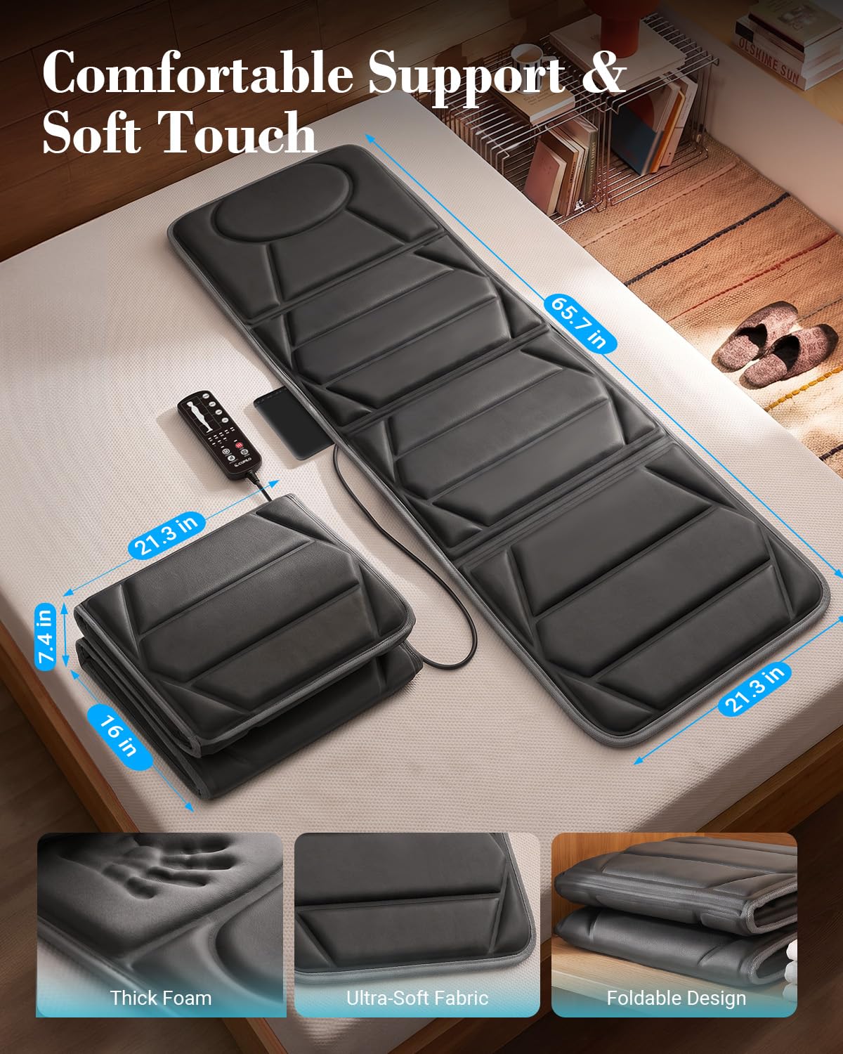 Full Body Massage Mat with Heat A51912