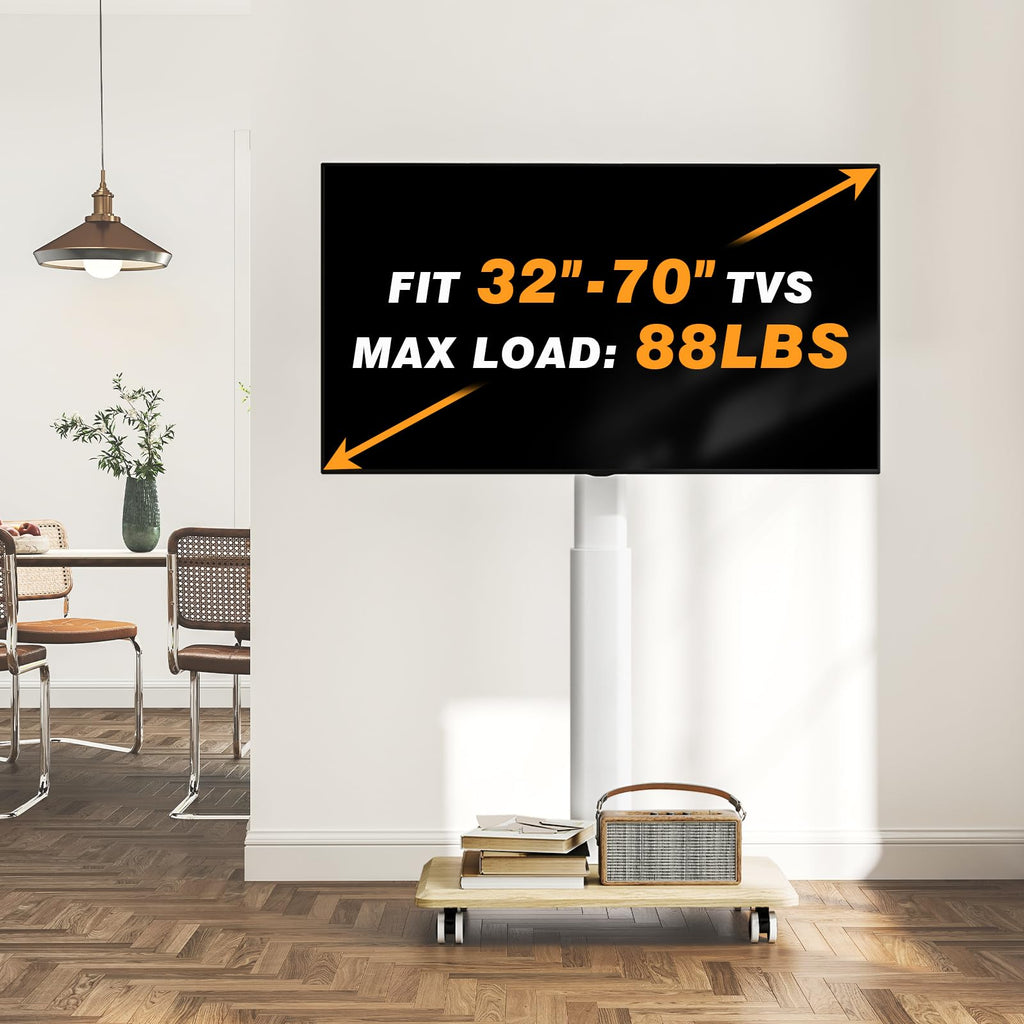 Rolling TV Stand for 32-70 Inch TVs Z44786