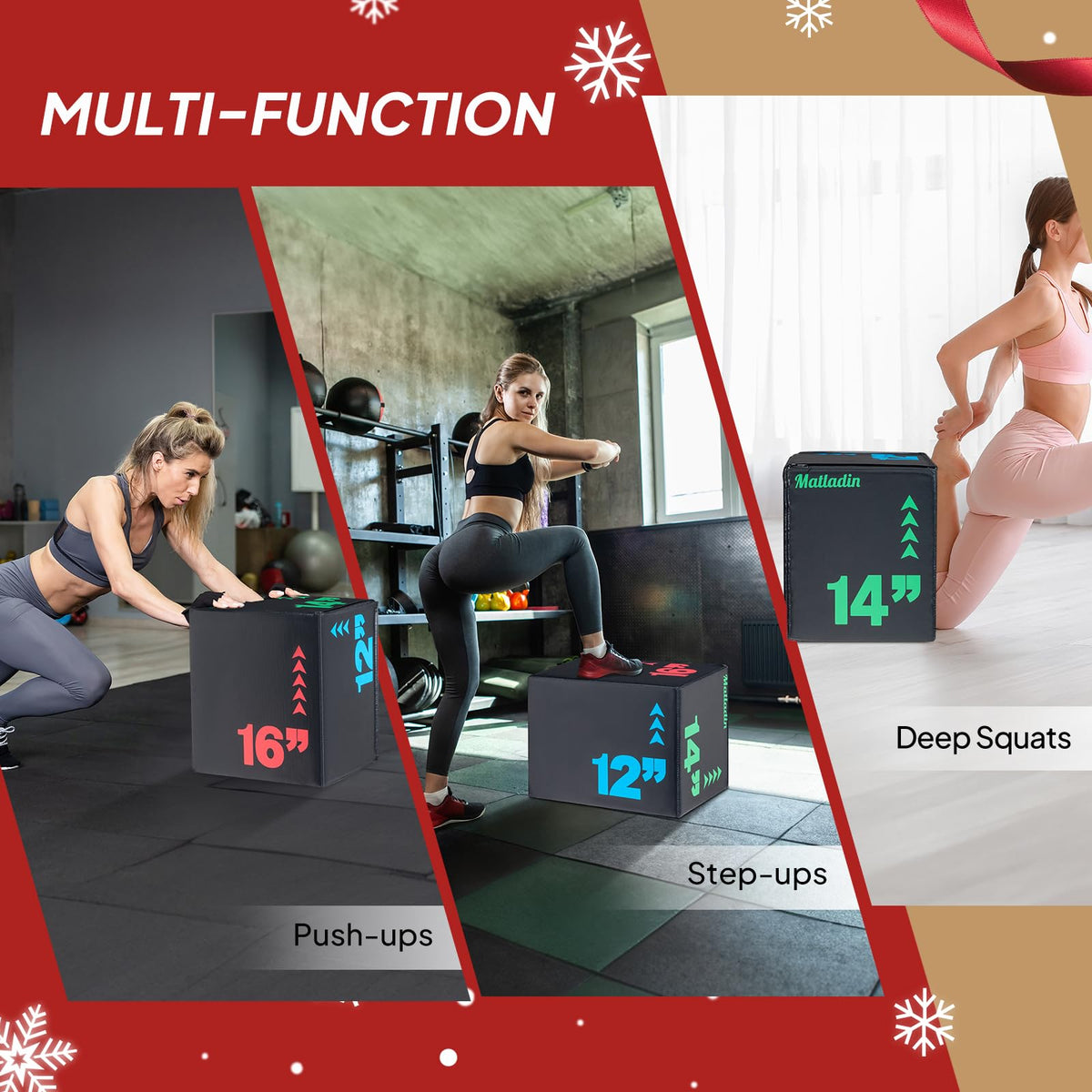 Heavy Foam 3 in 1 Plyo Box A340