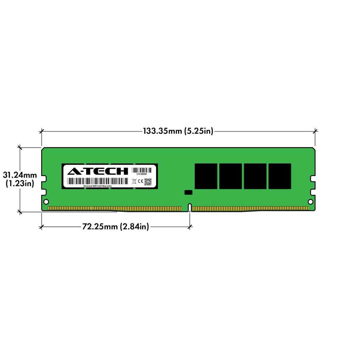 16GB DDR4 2133 MHz CL15 Non-ECC Desktop RAM T360449