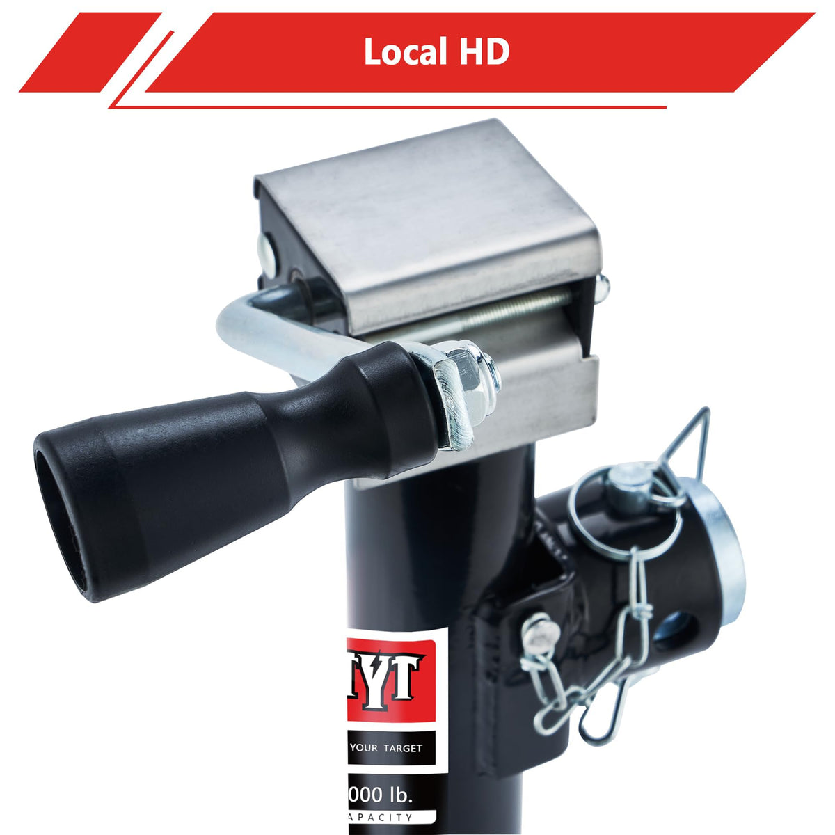 5000lbs Weld On Swivel Trailer Jack, 15" Vertical Travel V38515