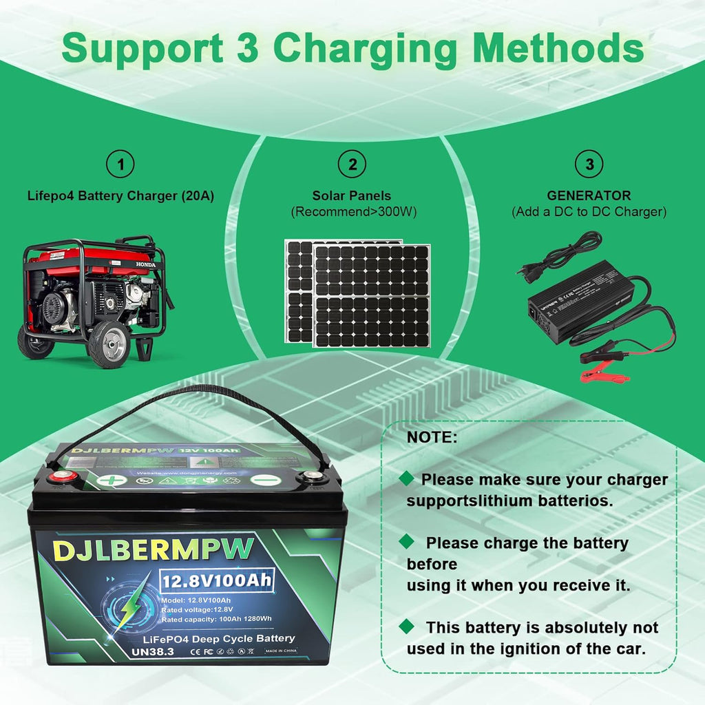12.8V 100Ah LiFePO4 Lithium Battery B564846