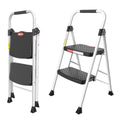 2 Step Ladder with Anti-Slip Pedal T735883