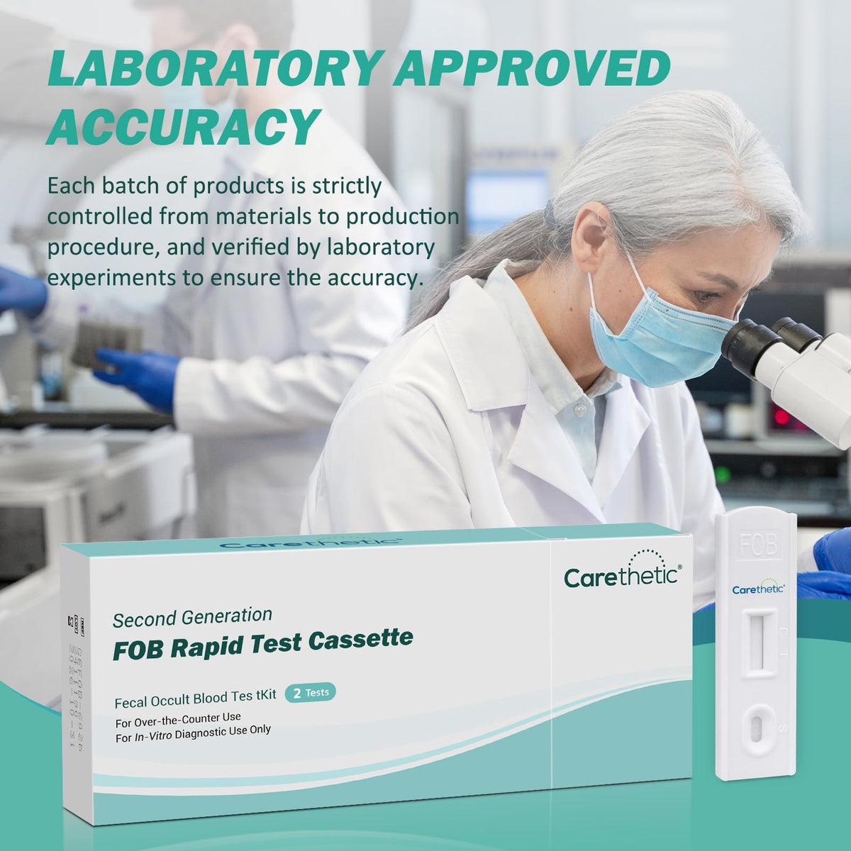 Immunochemical Fecal Occult Blood Screening Kit 2 Pack M115694