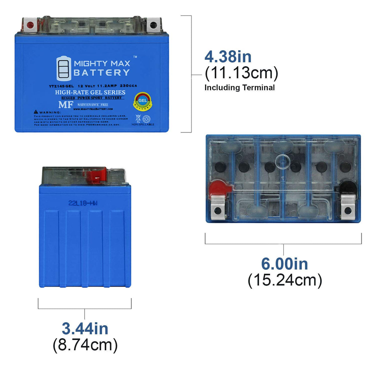 12V 11.2Ah Gel Battery R38097