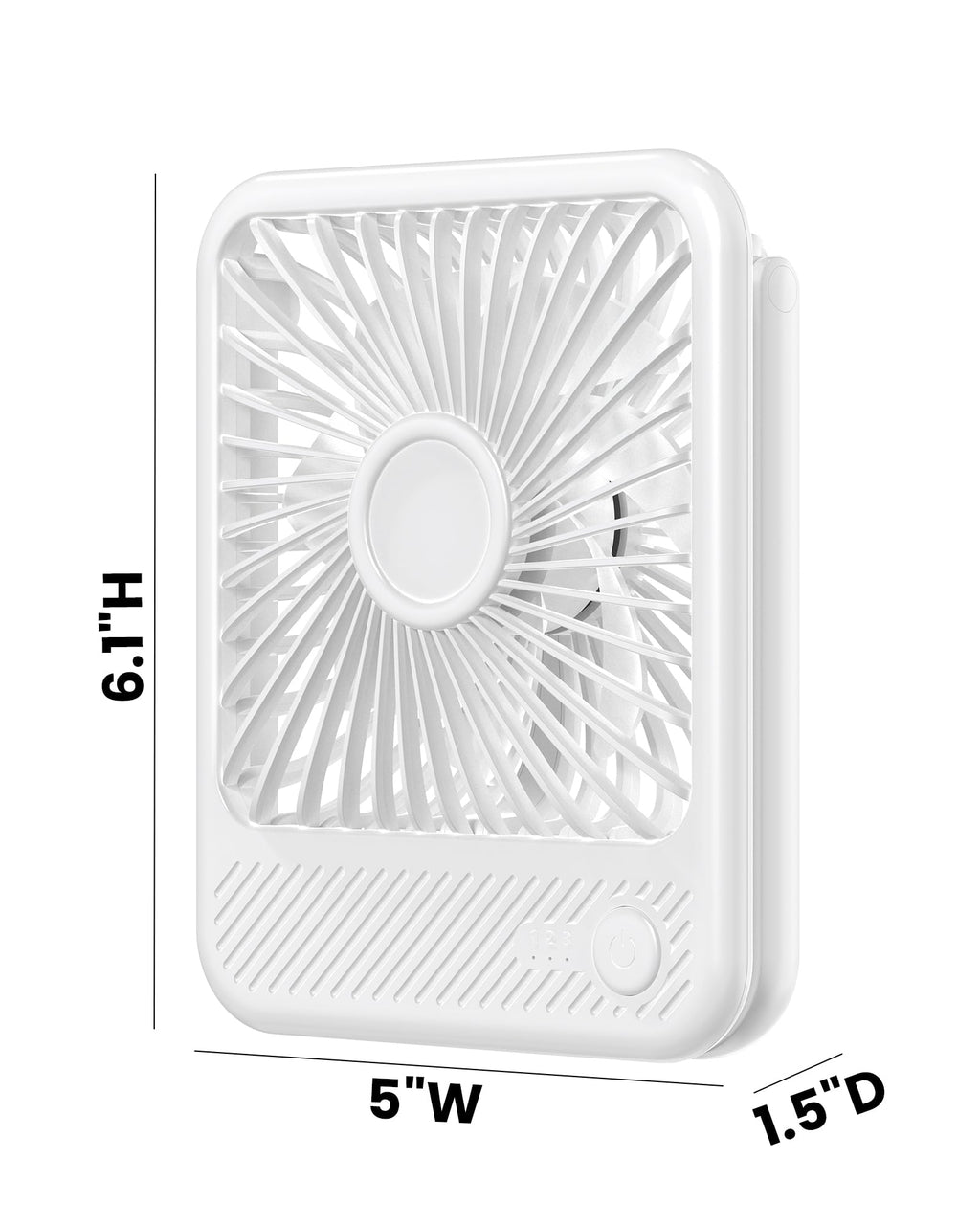 White USB Desk Fan S558