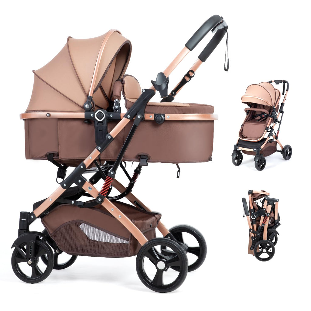 2 in 1 Foldable Baby Stroller with Adjustable Canopy F6809