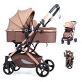 2 in 1 Foldable Baby Stroller with Adjustable Canopy F6809