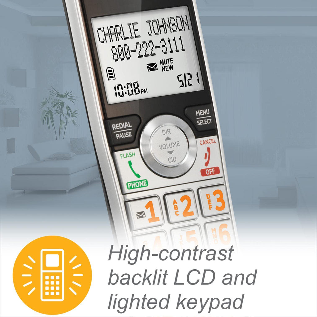 2-Handset Corded/Cordless Phone with Answering Machine S47685