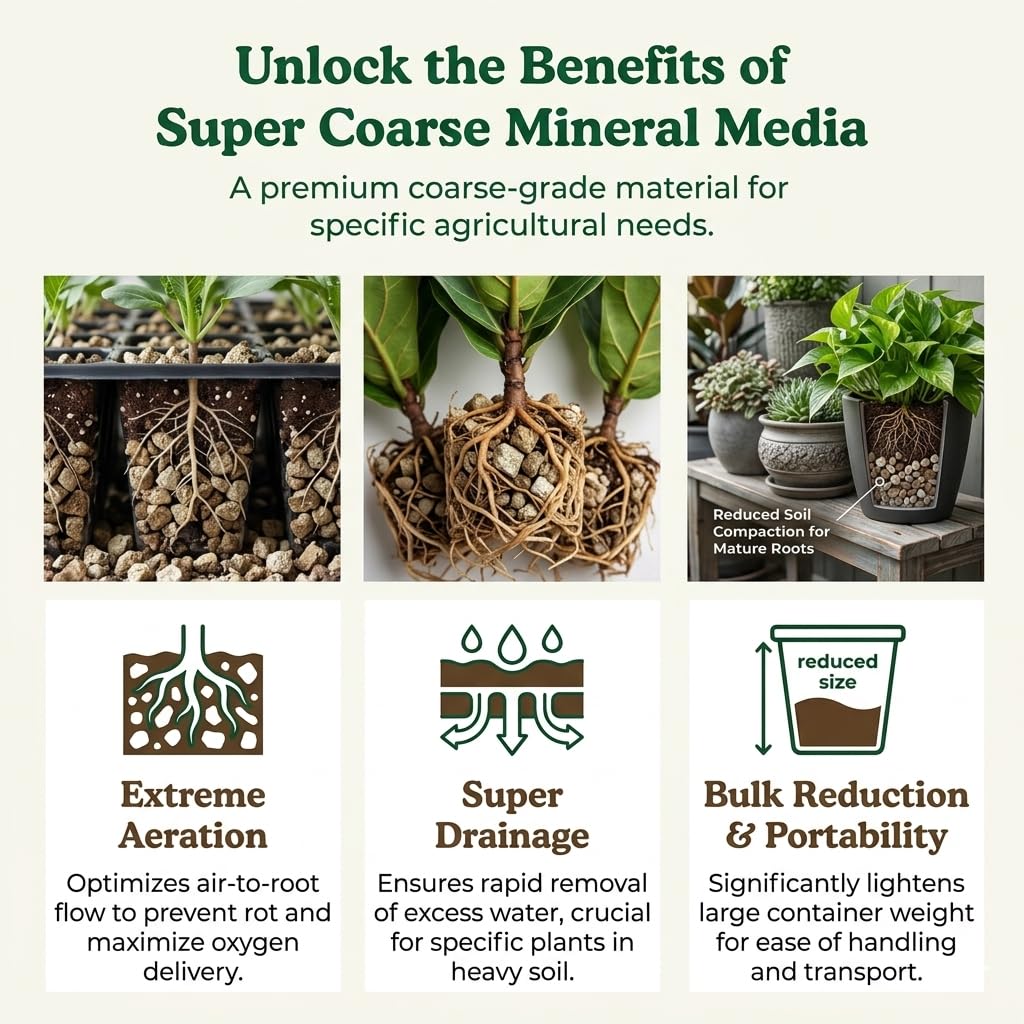Horticultural Super Coarse Vermiculite 4 Cubic Feet T2068