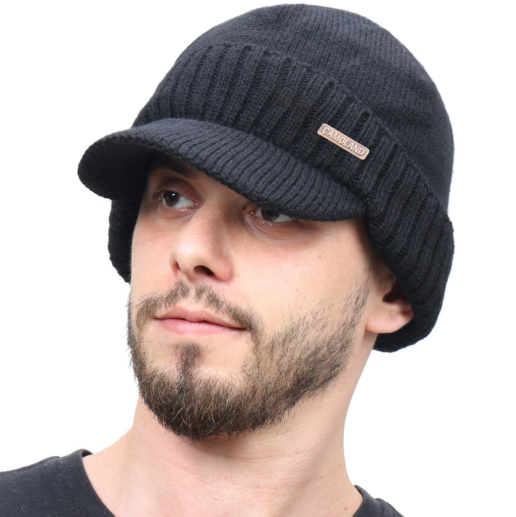 Fleece Beanie with Visor and Earflaps Z24707