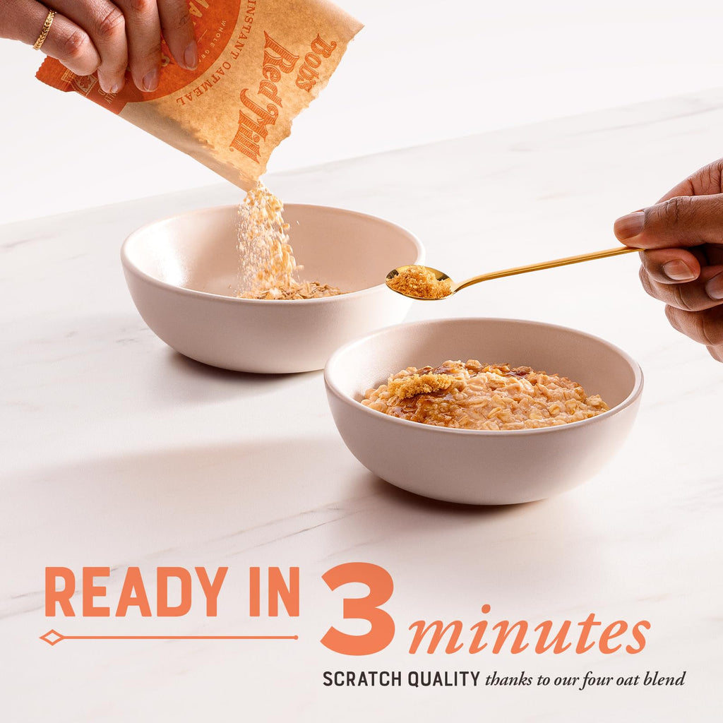 Instant Oatmeal, Maple Brown Sugar, 24 Packets, Gluten Free, Whole Grain Y91414