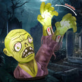 5.2 FT Halloween Inflatables Green Zombies with Built-in LEDs Q5298