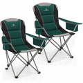 Oversized Folding Camping Chair with Cup Holder, 2 Pack C602032