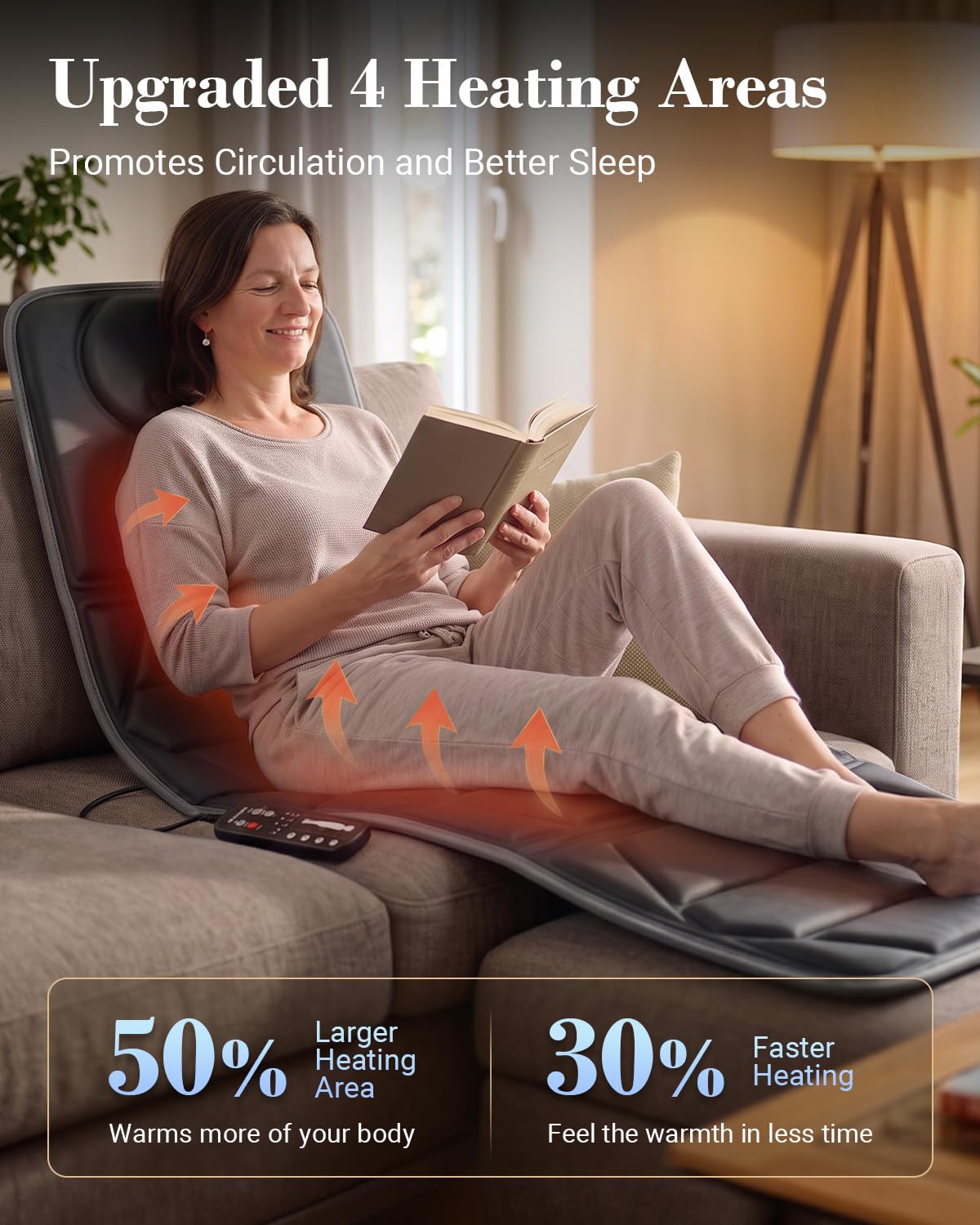 Full Body Massage Mat with Heat A51912