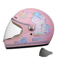 Kids Full Face Motorcycle Helmet with Visor, DOT Approved F6643