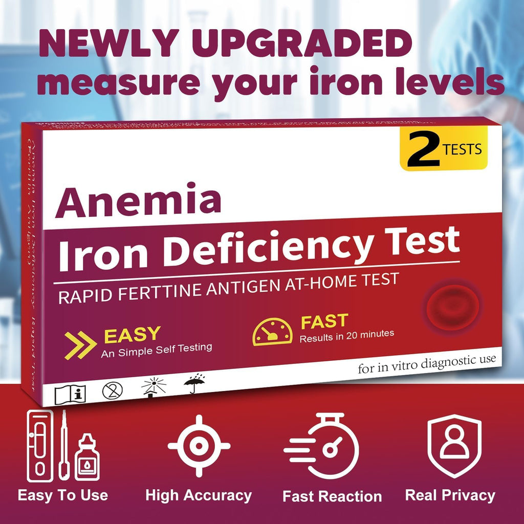 Iron Deficiency Home Test Kit 2 Tests G362182