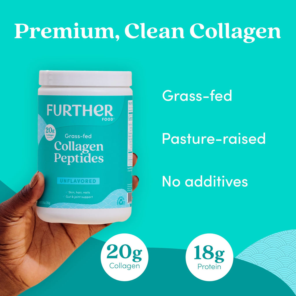Unflavored Grass-Fed Collagen Peptides Powder 21.16 Oz E47445