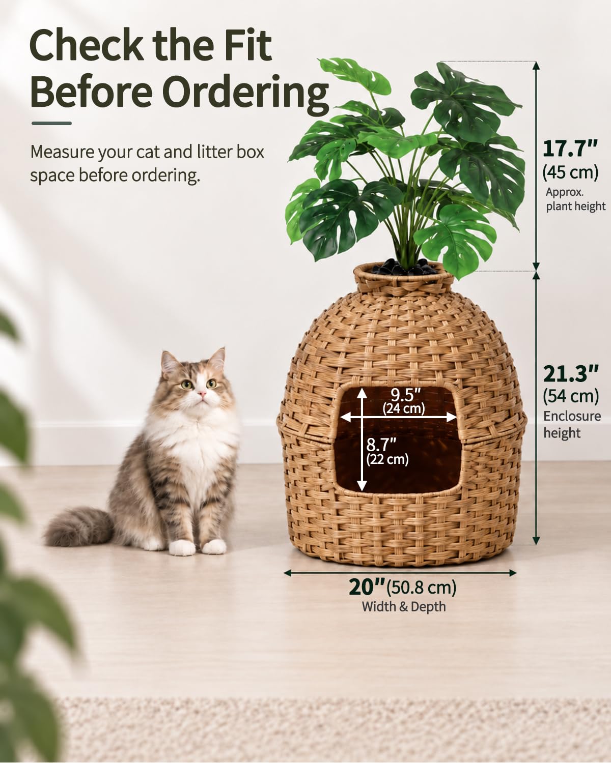Cat Litter Box Enclosure H825