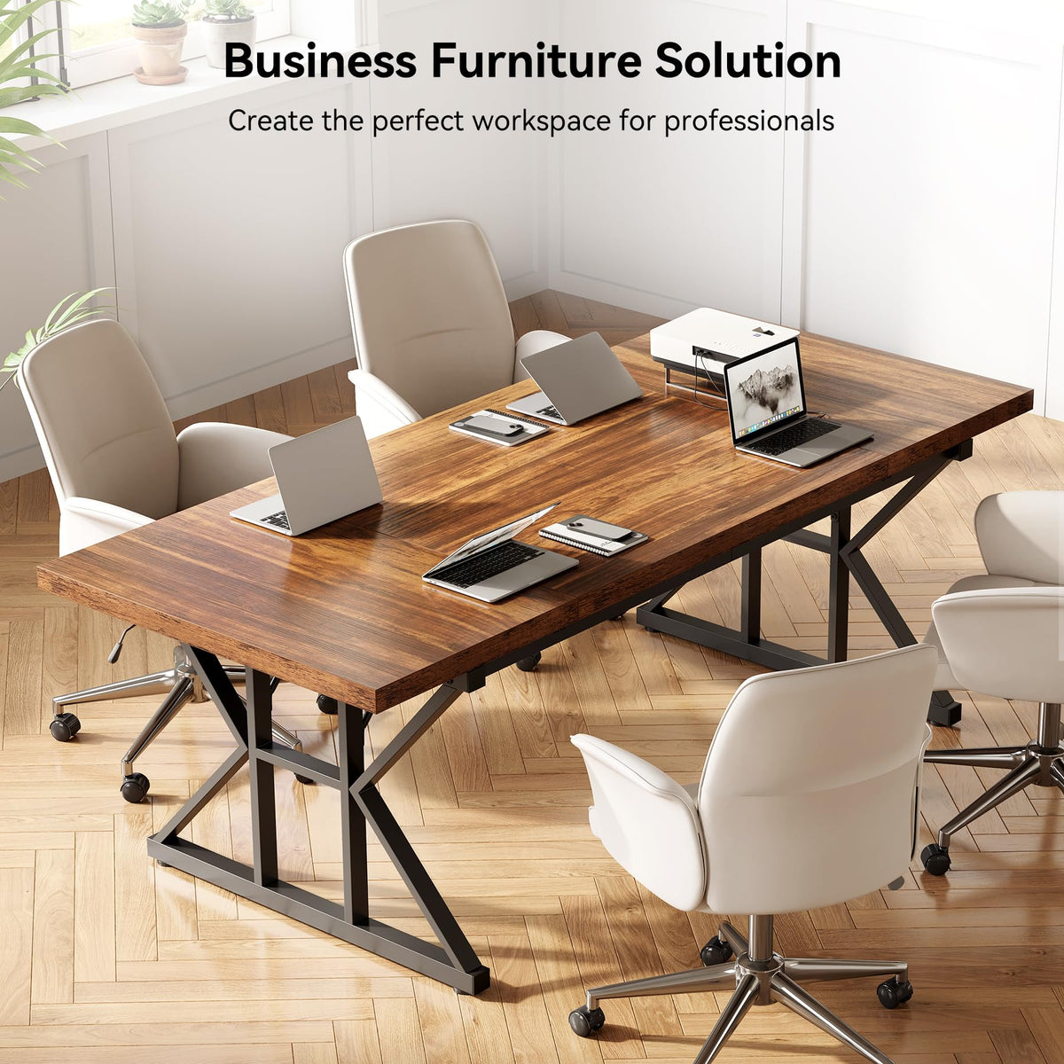 70.8-Inch Wooden Office Desk X29112