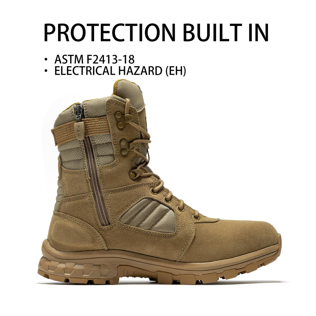 8-Inch Waterproof Military Tactical Boots X119667