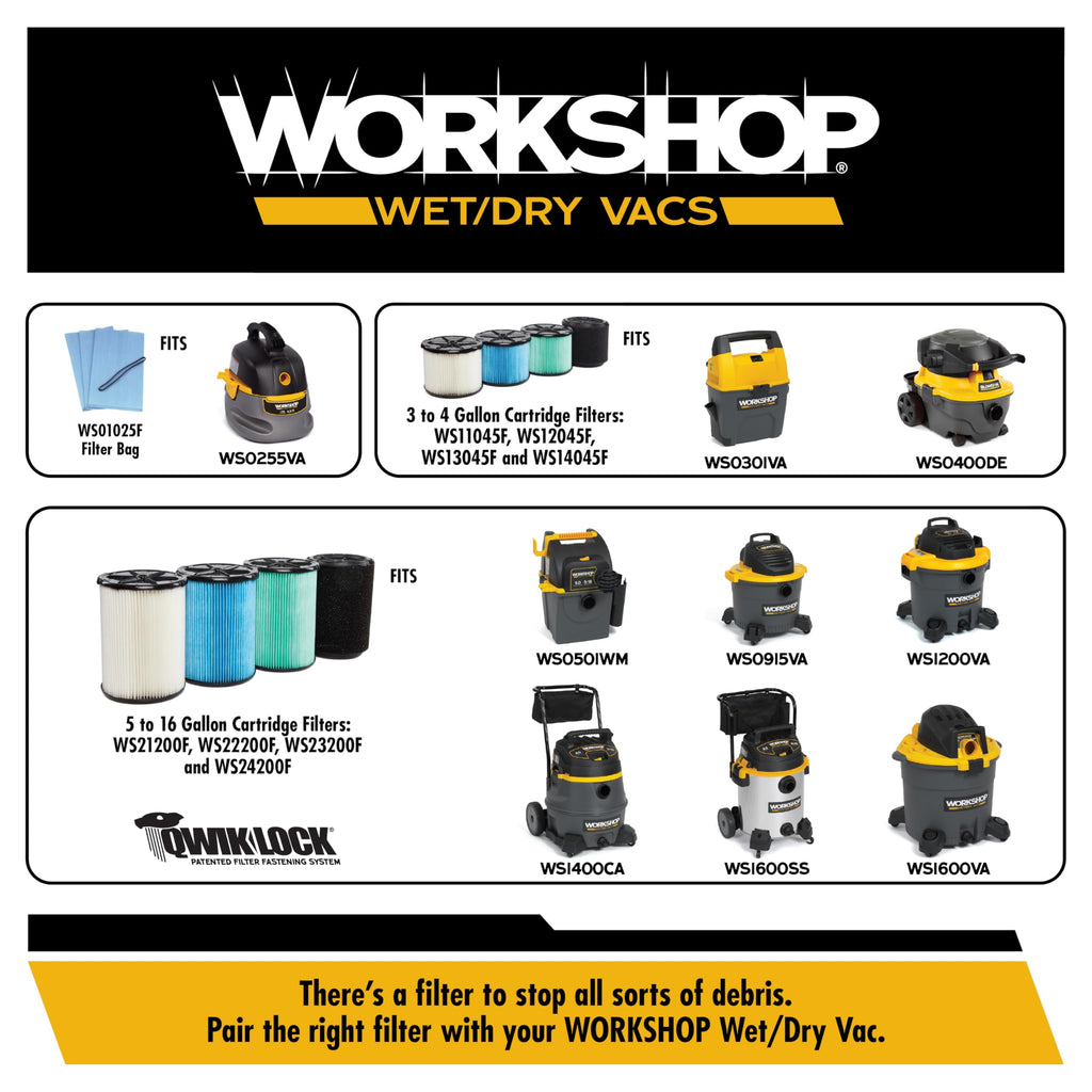 3-Gallon Wet Dry Vacuum Cleaner M413