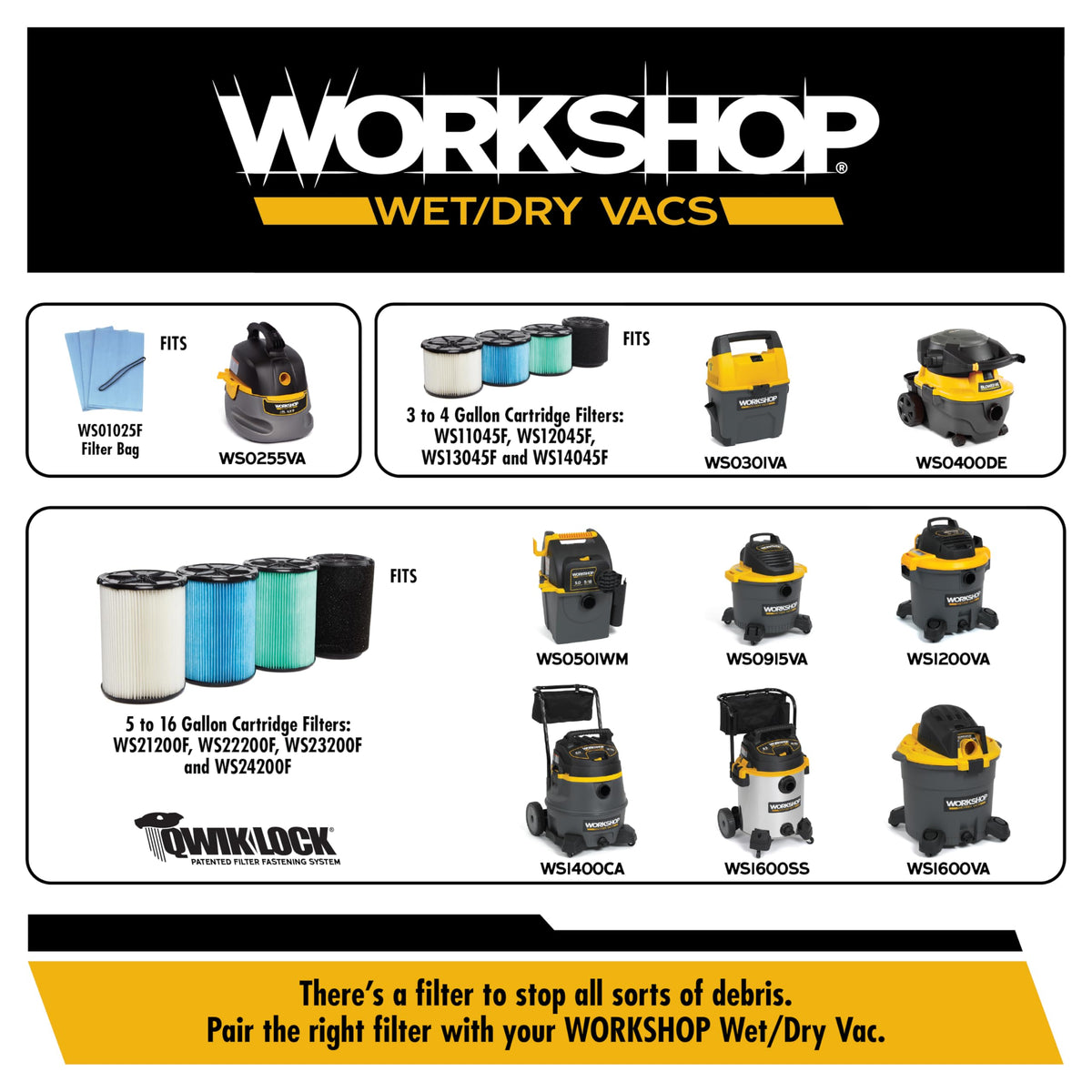 3-Gallon Wet Dry Vacuum Cleaner M413