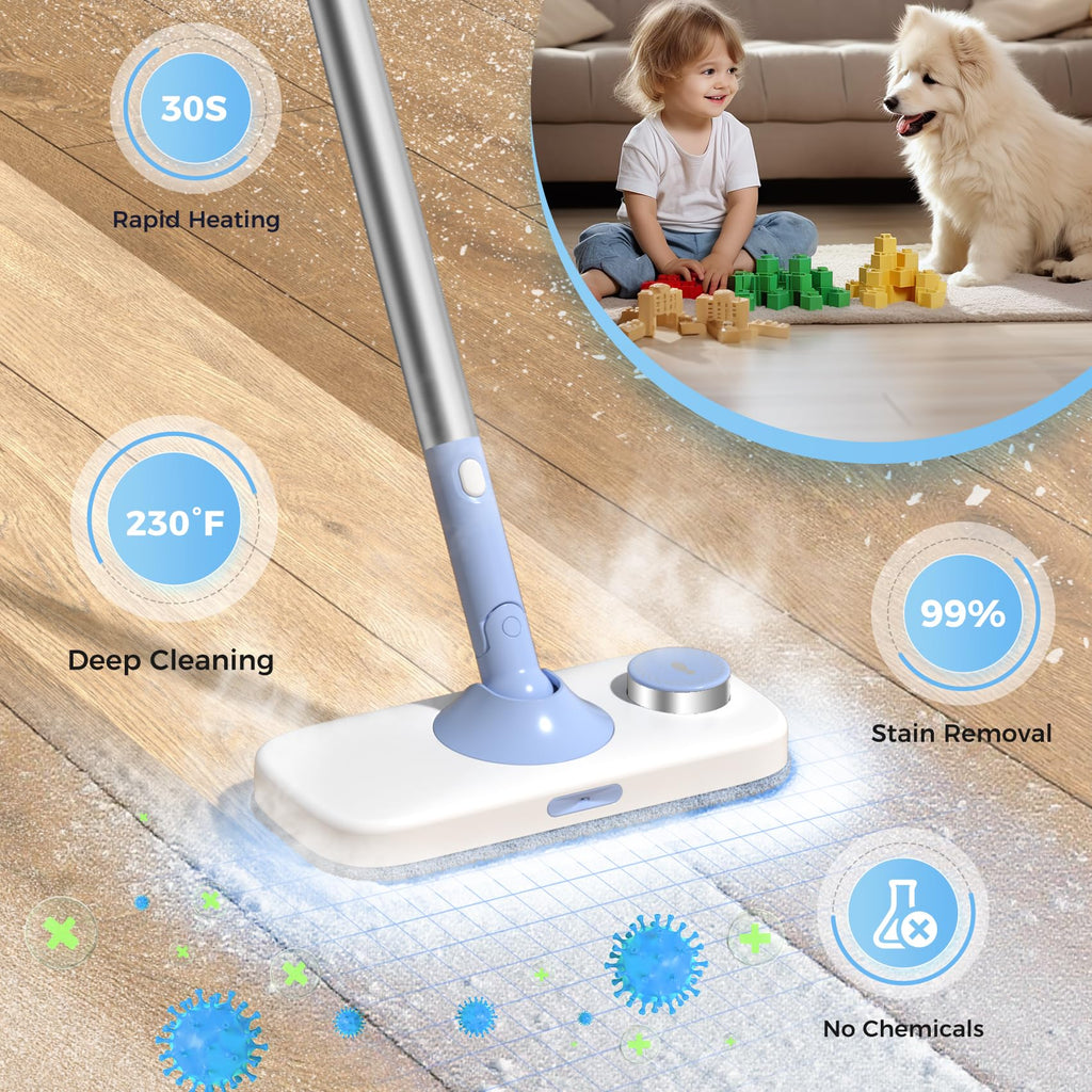 10 in 1 Detachable Handheld Steam Mop Q7684