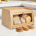 Large Bamboo Bread Box P407844