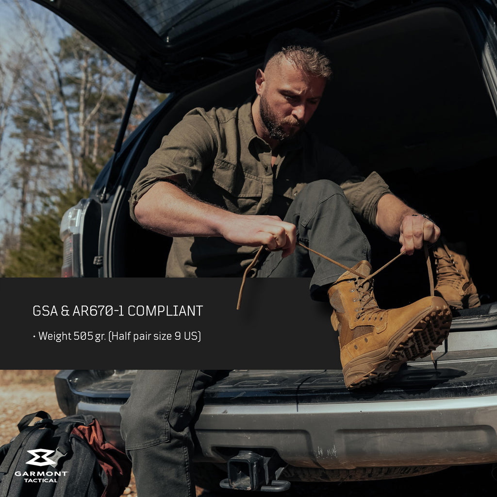 Coyote Suede Leather Tactical Boots N4959