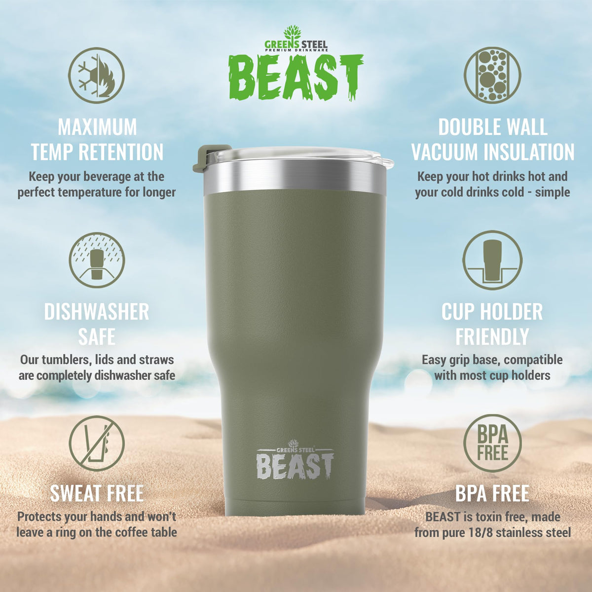20 oz Stainless Steel Vacuum Insulated Tumbler T92610